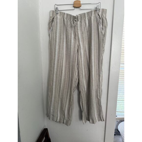 Briggs Women's Linen Blend Pants | Size XXL - Picture 1 of 4
